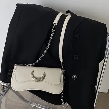 Kabelka Malá kožená kabelka - Béžový