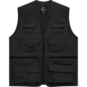 Pánská vesta Vesta Vintage Industries Legend Fishing - černá,