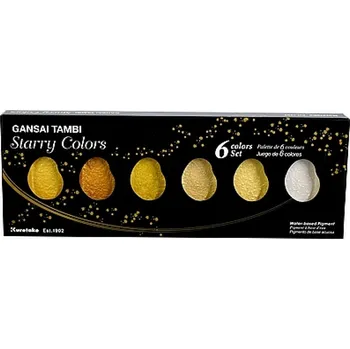 Speciální výtvarná barva Kuretake WS Gansai Tambi Starry Colours Set