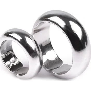 Náramek Dekorační svatební prsteny, malé, 1 stříbrná