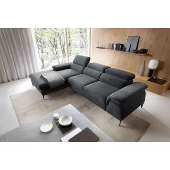 Sedací souprava ArtPS Rohová sedací souprava BLUES M | šedá Vogue 16 Provedení: levé