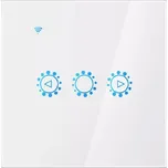 eWeLink stmívač dimmer Barva: bílá stmívatelný nástěnný vypínač světel bílý/černý