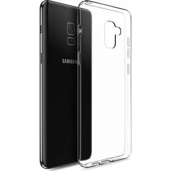 Pouzdro na mobilní telefon Silikonový obal pro Samsung Galaxy A8 2018 A530F - průhledný