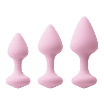 Anální kolík Sada NS Novelties INYA Triple Kiss Trainer Kit pink | NS Novelties