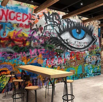 Fototapeta Solution Media 3D tapeta - Oko graffiti MU2958 3 - 3D Relief - Vliesová tapeta - 320g/m2