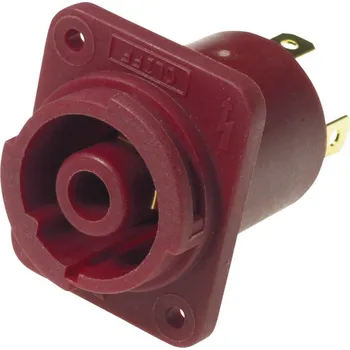 Elektrická zásuvka Cliff FCR2069 síťový konektor FC zásuvka, vestavná vertikální Počet kontaktů: 3 + PE 20 A červená 1 ks