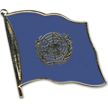 Odznak (pins) 20mm vlajka OSN - barevný