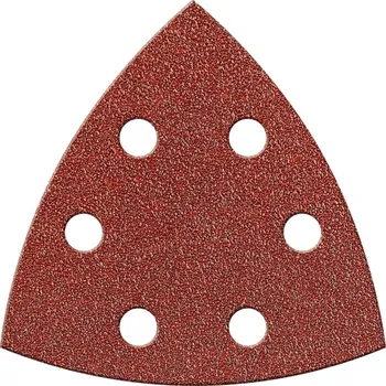 Brusný papír Brusný papír na suchý zip Fortis trojúhelník 94mm - K180 (bal.6 kusů)