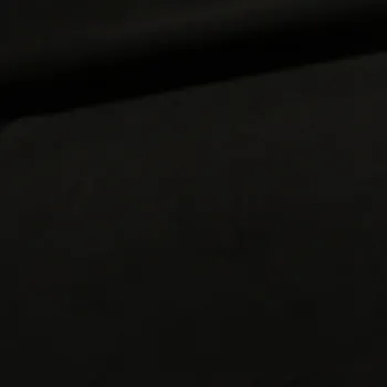 Polyesterový úplet 8010-001 UNI jednobarevný černý, vzhled broušené kůže, š.150cm (látka v metráži)