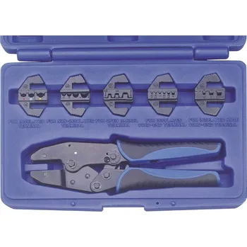 Ruční nářadí Kunzer 7CZ06 sada krimpovacích kleští izolované kabelové koncovky , neizolované kabelové koncovky , dutiny na kabely, 0.