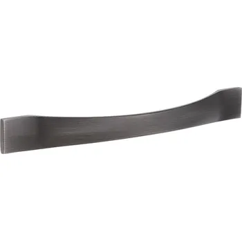 Nábytkové kování TULIP Úchytka Sema 160 nikl tmavý broušený (TULIP Úchytka Sema 160 nikl tmavý broušený)