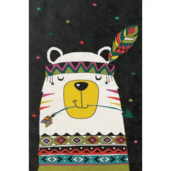 Koberec SINTELON Dětský kusový koberec PLAY MEDVĚD 80 x 150 cm