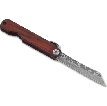 kapesní nůž Higonokami Zavírací nůž - Bonsai Mokuzai Damascus - 01PE320