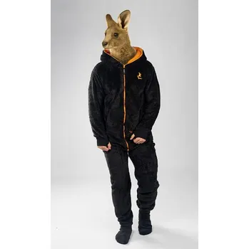 Dámský overall Dupačky teddy black orange XL - černá