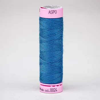 Nit Univerzální šicí nit Amann ASPO 120 polyesterová, safírová modrá 0024, návin 100m