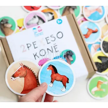 Pexeso eeBoo Mamiee | Pexeso Poznávej koně