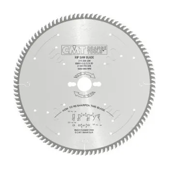 Pilový kotouč CMT XTreme Pilový kotouč pro příčné finální řezy - D300x3,2x30 Z100 HW C27410012M