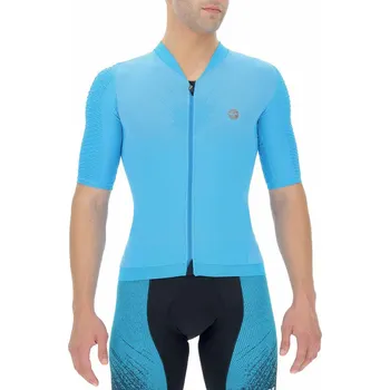 cyklistický dres UYN Cyklistický dres s krátkým rukávem - BIKING AIRWING - modrá 2XL