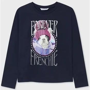 Dívčí tričko Mayoral triko s pejskem v čepici 7095-13 velikost 158