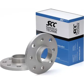Tuning Rozšiřovací podložky SCC 20mm 4/100*4/108 - 57,1 mm, 12114E šedý elox