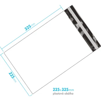 Obálka Plastová obálka 225x325mm