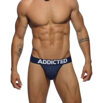 Slipy Slipy Addicted AD466 Bikini Brief tmavě modré M, pánské bavlněné slipy