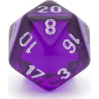 Hlavolam imago Kostka k20 průsvitná, barva červená