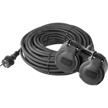 Prodlužovací kabel EMOS P0702 PRODL. 2Z 15M 3× 1,5 GUMA,IP44 SCHUKO