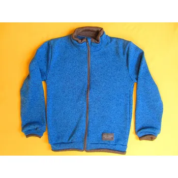 Chlapecký svetr Arex, ČR Svetrová mikina New Arex fashion 1 Barva: modrá + šedá, Velikost: 116