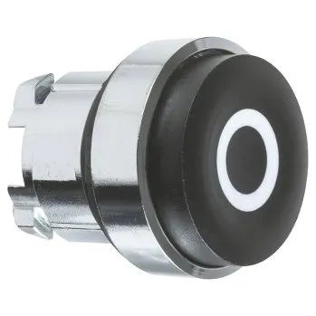 vypínač SCHN ZB4BL232 Ovládací hlavice stiskací se symbolem, s přesahem - černá