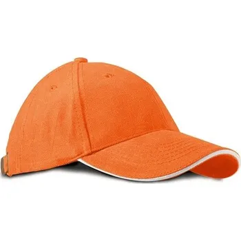 Kšiltovka Kšiltovka Chok Chili FB200 - oranžová-bílá