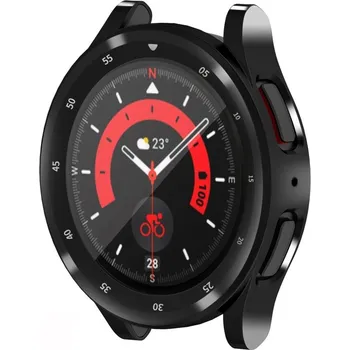 Příslušenství k chytrým hodinkám VSECHNONAMOBIL 64803 TPU FULL COVER Kryt pro Samsung Galaxy Watch 5 Pro 45mm černý