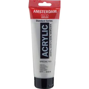 Vodová barva Akrylová barva Amsterdam Standard - 817 Pearl White Objem: 250 ml