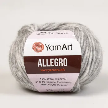 Příze Pletací příze YarnArt ALLEGRO 706 šedá, melírovaná, 50g/145m