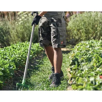pracovní kraťasy Pracovní kraťasy Šortky pracovní oděvy e.s.camouflage velikost 54 maskovací kamenně šedá Strauss Pracovní oblečení