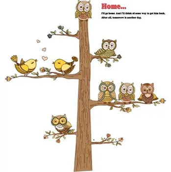 Samolepící dekorace Dětské samolepky na zeď Ptačí strom