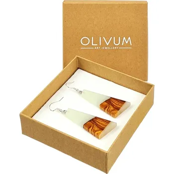 Náušnice OLIVUM JEWELLERY Náušnice z olivového dřeva Elisa No. 17