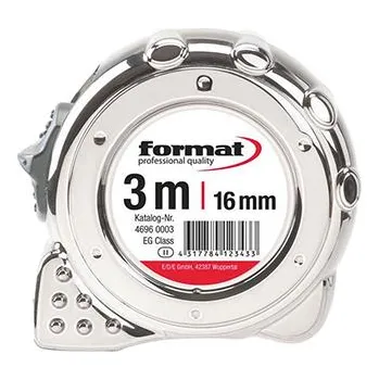 metr Kapesní svinovací metr Format pochromovaný 5m x 19mm