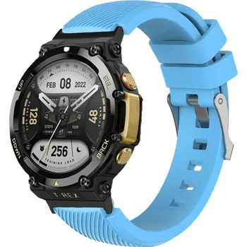 VSECHNONAMOBIL 59057 CUBE Silikonový Řemínek Amazfit T-Rex 2 světle modrý