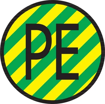 HellermannTyton 597-23107 WM3-PE-720-GNYE/BK-720-BK/GNYE kabelové značení