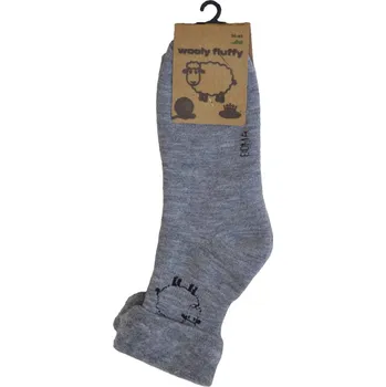 Dámské ponožky Komfortní ponožky z ovčí vlny 24003 - VOXX OVEČKA světle šedá vel. 43-46