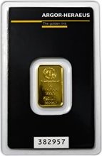 Argor Heraeus SA 5 gramů - Investiční zlatý slitek