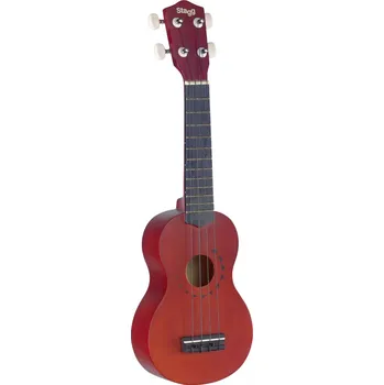Ukulele Stagg US10 TATTOO, sopránové ukulele, přírodní s dekorem tetování