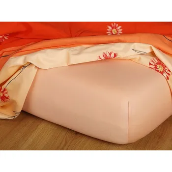 Prostěradlo Dadka Dadka prostěradlo jersey barva MERUŇKA 140 x 200 cm