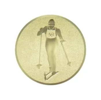 Kovový emblém - LYŽOVÁNÍ - BĚŽKY (046)