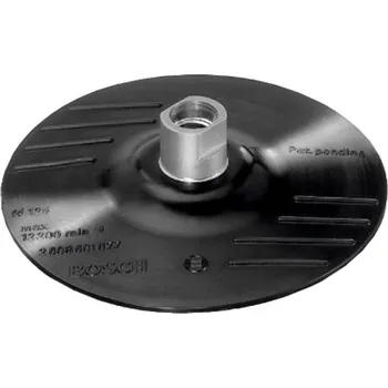 Příslušenství k brusce Gumová brusná destička pro úhlové brusky, systém se suchým zipem, 115 mm D= 115 mm Bosch Accessories 2609256271
