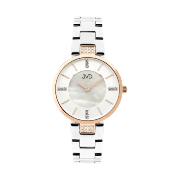 Módní doplněk Dámské luxusní nerezové hodinky JVD JG1018.2 (Dámské luxusní nerezové hodinky JVD JG1018.2)