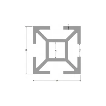 Stavební profil Hliníkový profil KOMBI 30