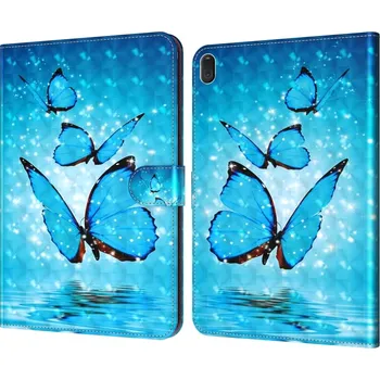 Pouzdro na tablet VSECHNONAMOBIL 45758 ART Zaklápací obal Lenovo Tab E10 (X104) BUTTERFLIES