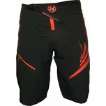 HAVEN Cyklistické kalhoty krátké bez laclu - ENERGIZER - černá/červená M